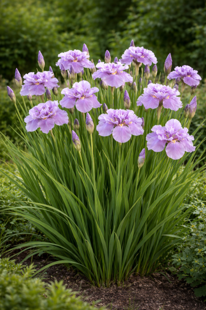 Ірис сибірський Pink Parfait фото